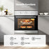 60cm Electric Built In Wall Oven Stainless Steel 70L Silver