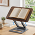 Book Stand Telescopic Book Holder with Page Clip Ergonomic Desktop Stands OAK