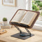 Artiss Book Stand Adjustable Book Holder Foldable Reading Rest Rack with 360 Degree Rotating Base and Page Clip