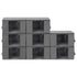 Artiss Blanket Storage Bags Box X8 Clothes Quilt Container 84L Organiser Grey