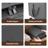 Artiss Blanket Storage Bags Box X8 Clothes Quilt Container 84L Organiser Grey