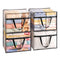 Artiss Blanket Storage Bags 4Pcs 40L PVC Box Clothes Doona Moving Organiser