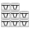 Artiss Blanket Storage Bags 8Pcs 40L PVC Box Clothes Doona Moving Organiser