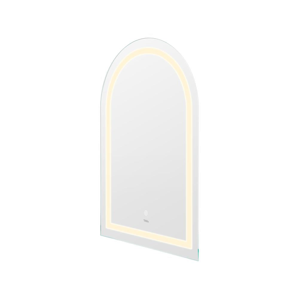 LED Arched Bathroom Mirror Anti-fog Smart 86x50cm
