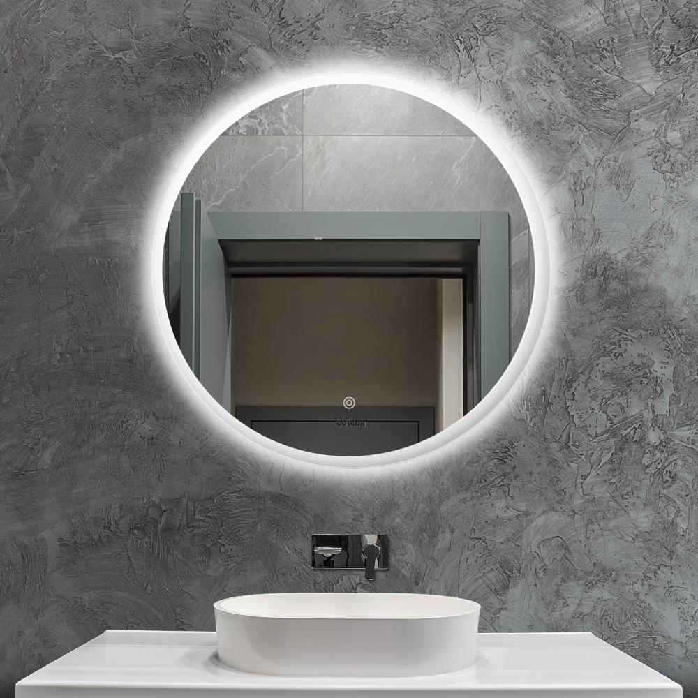 Bathroom LED Mirror 70cm Round Wall Mounted