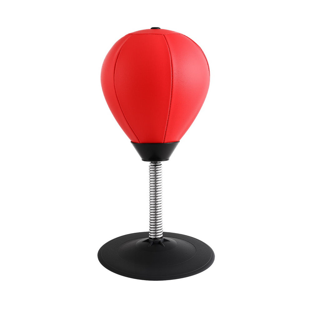 Desktop Punching Boxing Bag Stand Set with Pump Swivel Speed Balls