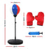 Kids Punching Bag Stand Set Adjustable 76-112cm with Gloves & Pump