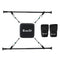 Everfit Doorway Punching Bag Adjustable Apartment Friendly with Boxing Gloves Black