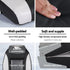 2X Folding Boat Seats with 2X Adjustable Pedestals 34–46cm Marine Seat Swivel High Back 12cm Padding Black