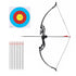 Recurve Bow Set 55lb – Takedown Archery Kit with 12 Arrows, Red