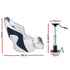 Captain Bucket Boat Seats Flip Up Bolster Swivel 15cm Padding with Adjustable Pedestals 34–46cm Blue