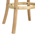 Oikiture 4x Bar Stools Dining Chair Rattan Seat Natural