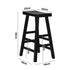 Bar Stools Wooden Counter Chairs Black