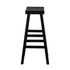Bar Stools Wooden Counter Chairs Black