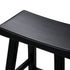 Bar Stools Wooden Counter Chairs Black