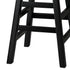 Bar Stools Wooden Counter Chairs Black