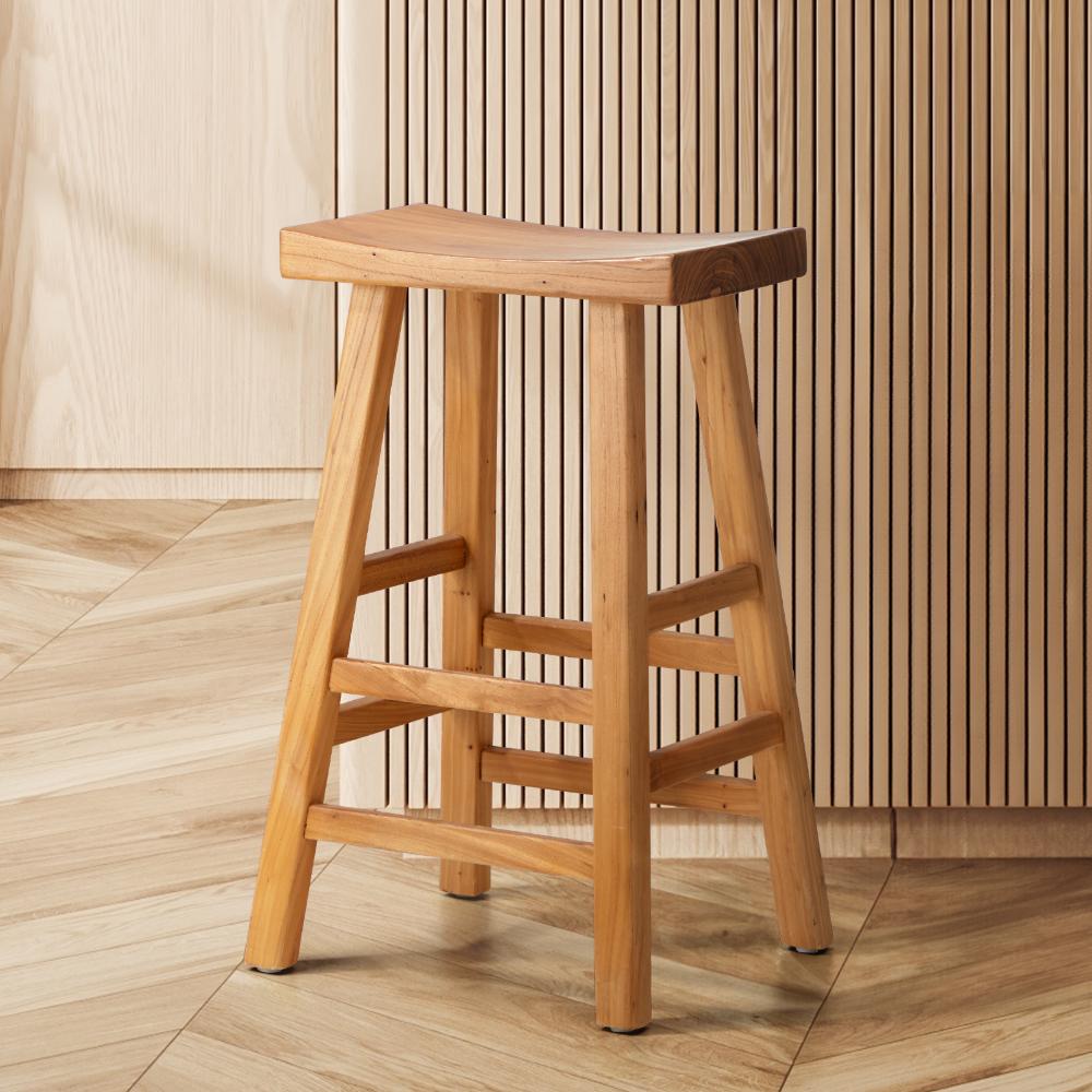Bar Stool Wooden Counter Chairs Natural