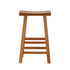 2X Bar Stool Wooden Counter Chairs Natural