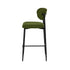 Oikiture 2x Bar Stools Kitchen Counter Chair Green