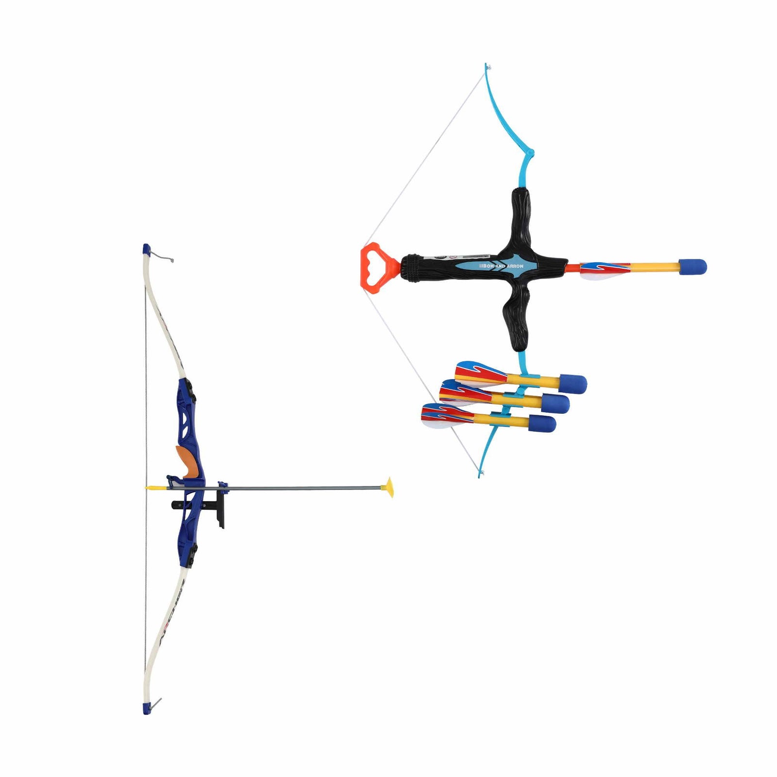 Kids Bow & Arrow Set – Standing Target, Suction Arrows, Archery Toy