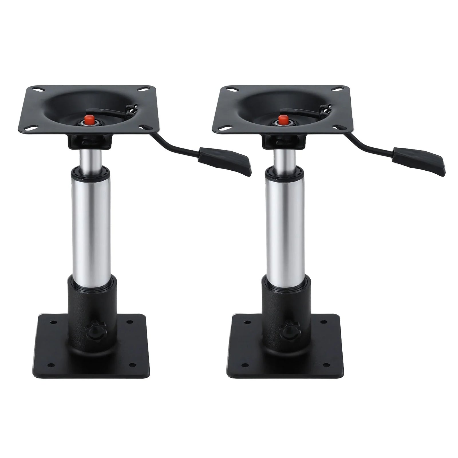 Boat Seat Pedestal 34–46cm Adjustable Gas Lift 360 Degrees Swivel 2 Pack