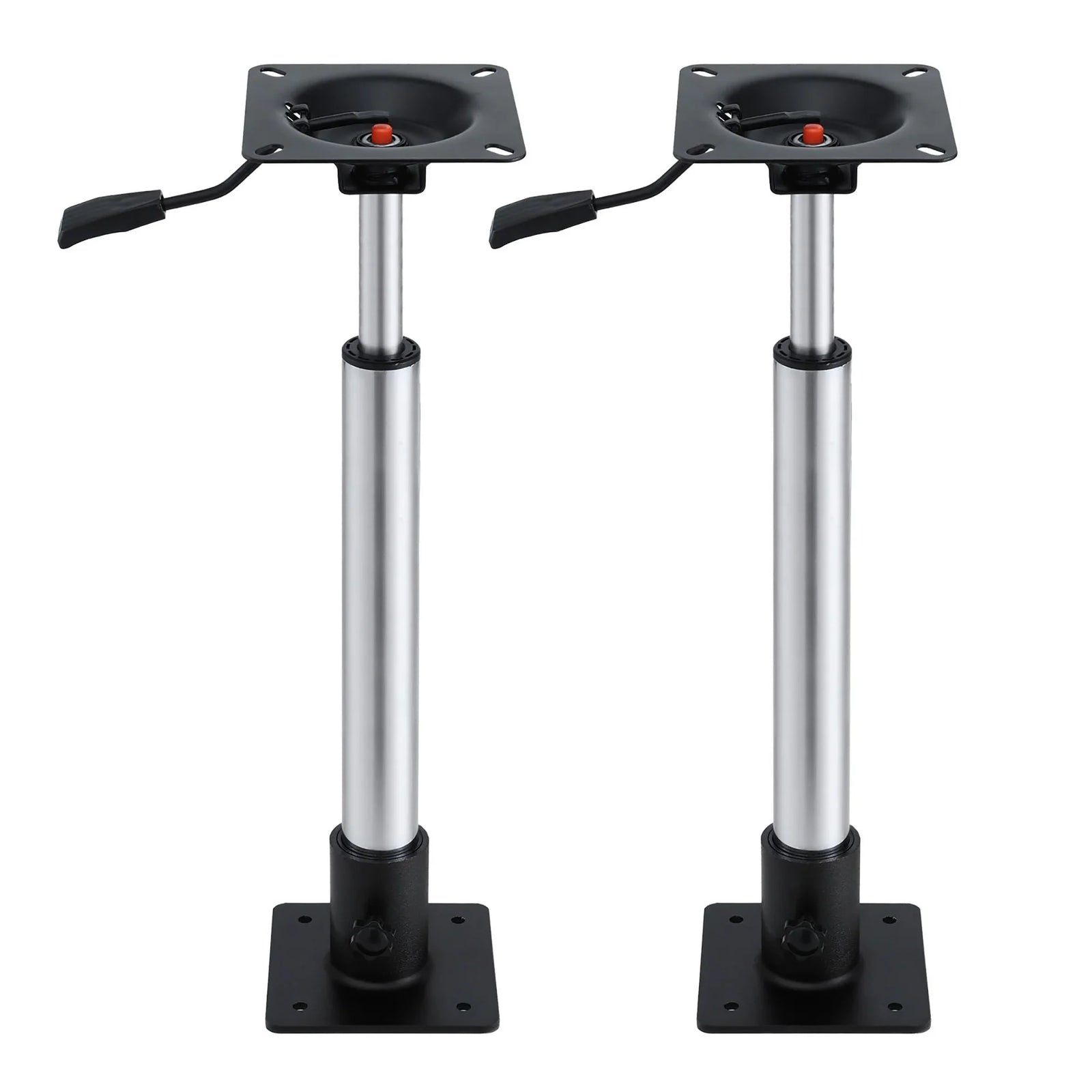 Boat Seat Pedestal 55–75cm Adjustable Gas Lift 360 Degrees Swivel 2 Pack
