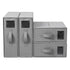Bed Sheet Organisers Box Set 4Pcs Storage King Size Bedding Foldable Grey