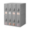 Bed Sheet Organisers Box Set 8Pcs Storage King Size Bedding Foldable Grey