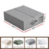 Bed Sheet Organisers Box Set 8Pcs Storage King Size Bedding Foldable Grey
