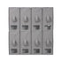 Bed Sheet Organisers Box Set 8Pcs Storage King Size Bedding Foldable Grey