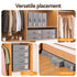 Bed Sheet Organisers Box Set 8Pcs Storage King Size Bedding Foldable Grey