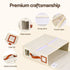Bed Sheet Organisers Box 4Pcs Storage King Size Bedding Foldable Beige