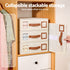 Bed Sheet Organisers Box 4Pcs Storage King Size Bedding Foldable Beige