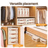 Bed Sheet Organisers Box 4Pcs Storage King Size Bedding Foldable Beige