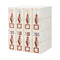 Bed Sheet Organisers Box 8Pcs Storage King Size Bedding Foldable Beige