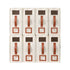 Bed Sheet Organisers Box 8Pcs Storage King Size Bedding Foldable Beige