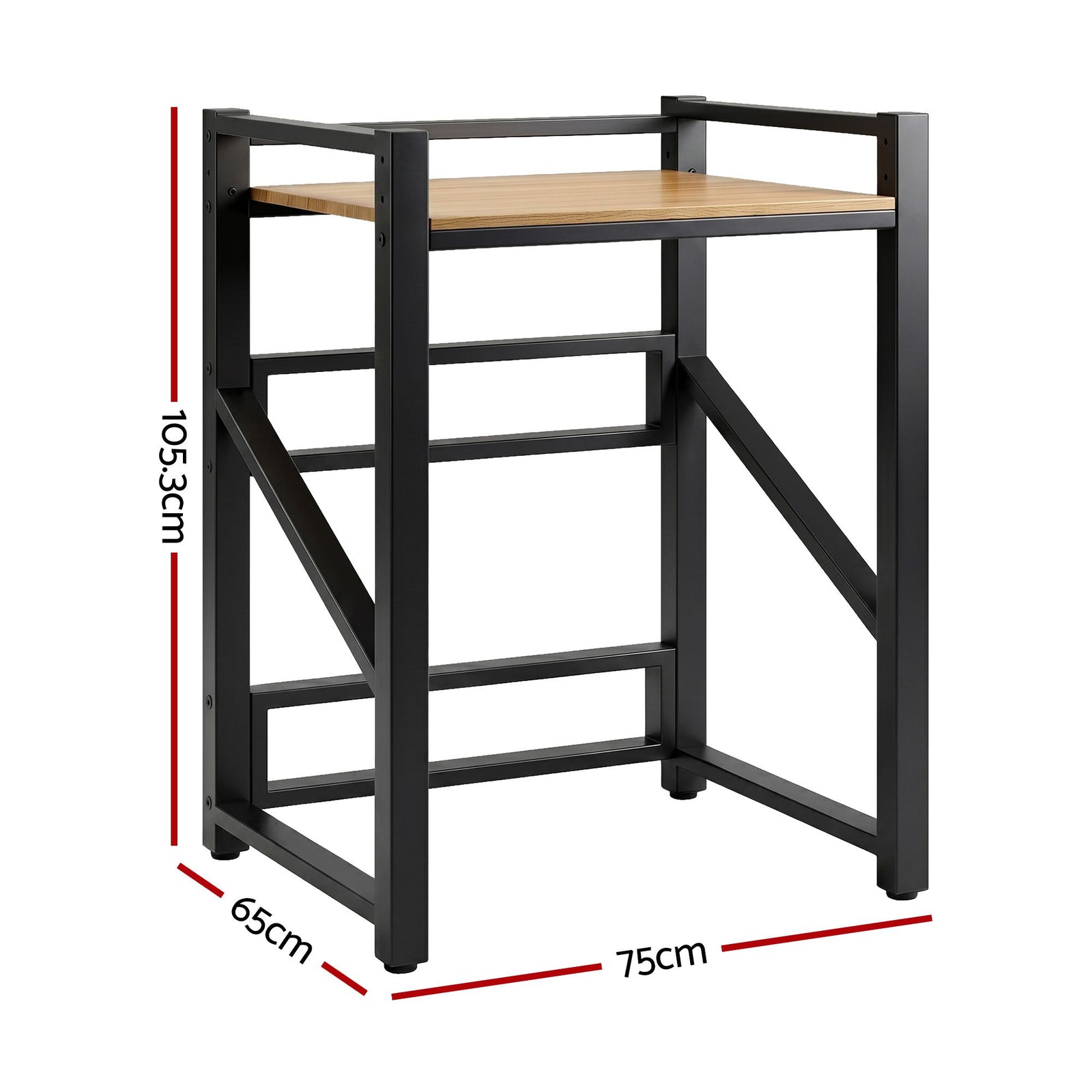 Over Washing Machine Rack – 200kg Heavy‑Duty Steel, 2‑Tier Laundry Shelf