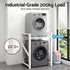 Over Washing Machine Rack – 75cm, 200kg Heavy‑Duty Steel, 2‑Tier Laundry Shelf