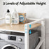Over Washing Machine Rack – 75cm, 200kg Heavy‑Duty Steel, 2‑Tier Laundry Shelf