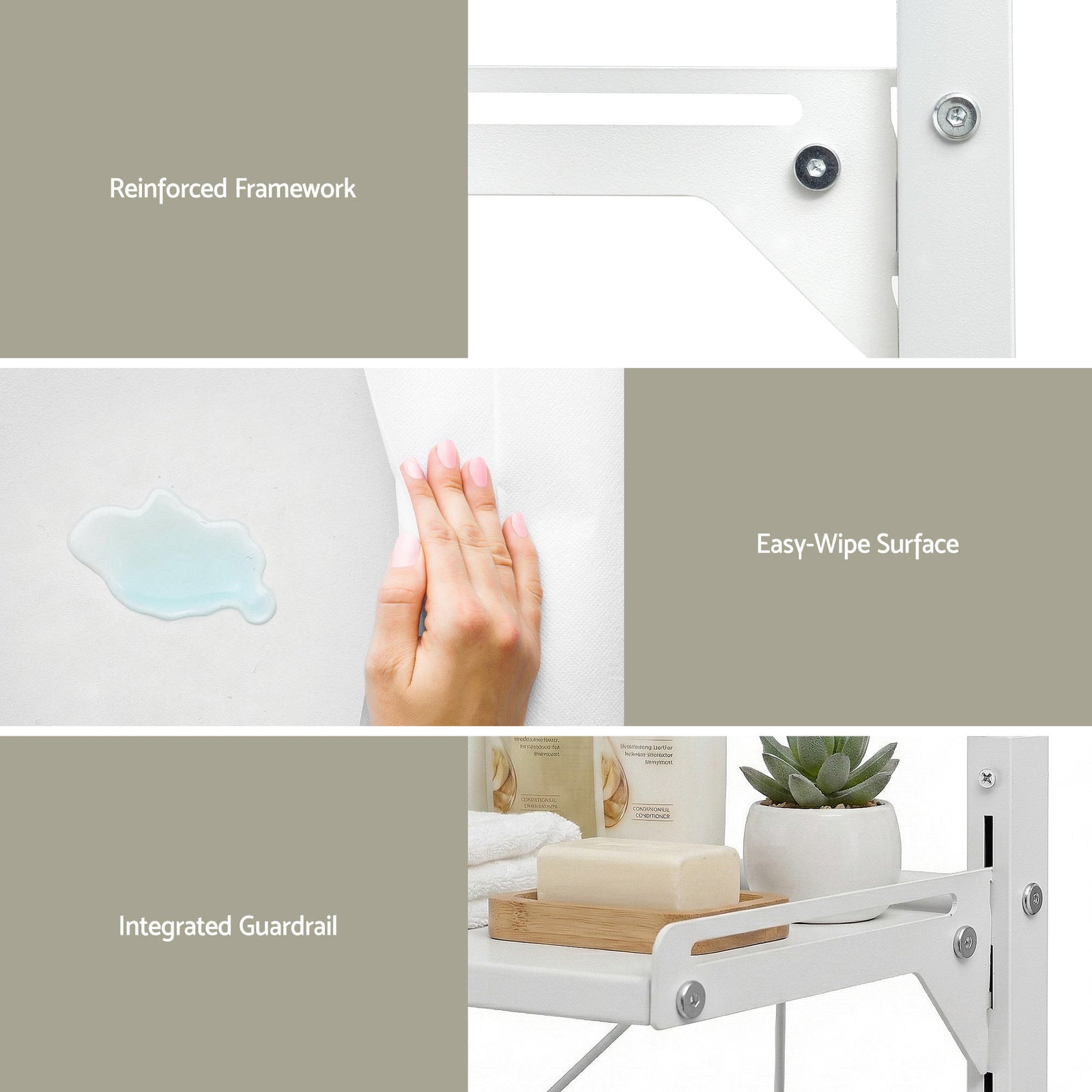 Over Toilet Bathroom Storage Shelf Rack Over Toilet 2 Tier