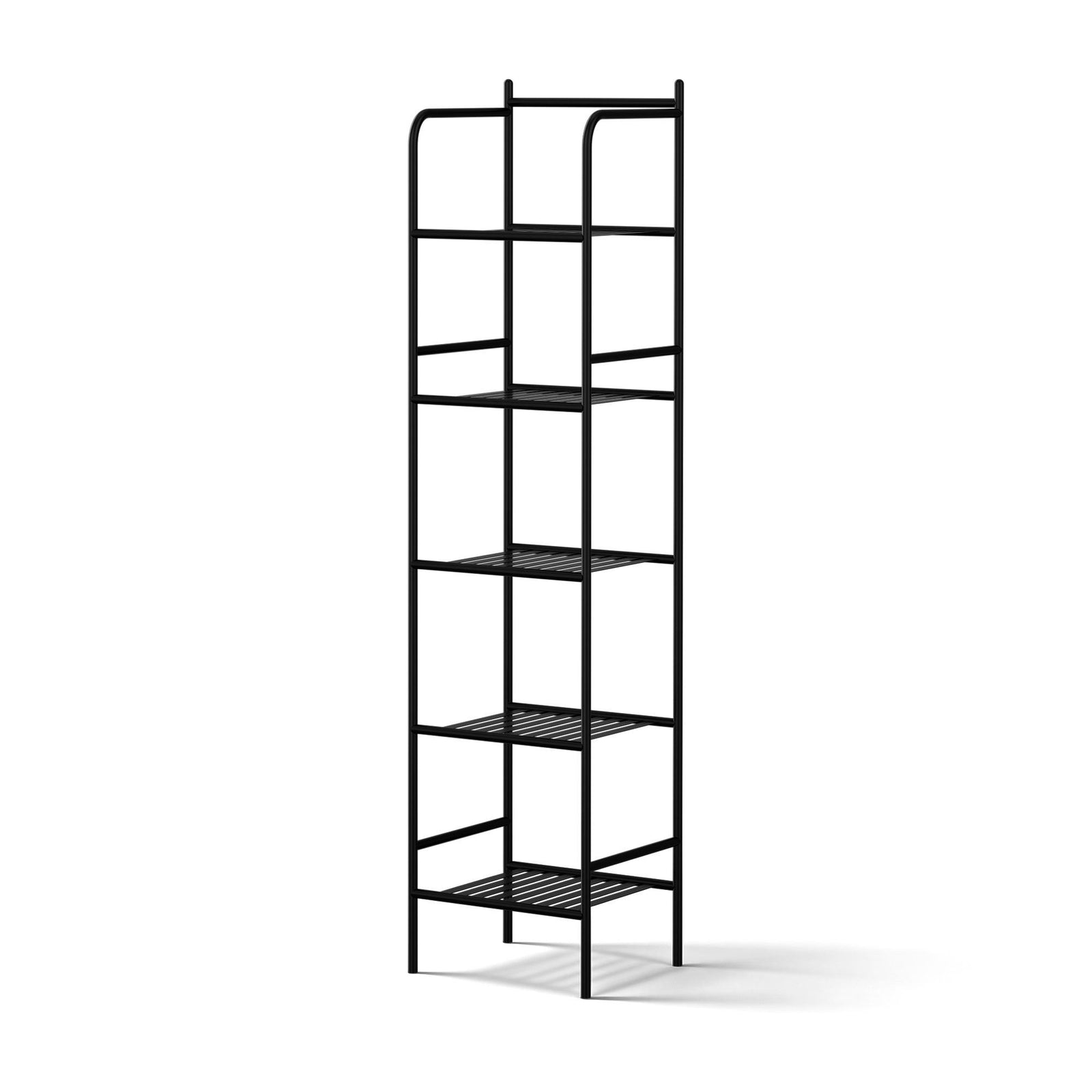 5 Tier Floor Standing Corner Shower Caddy Bathroom Organizer Black