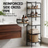2X Floor Standing Corner Shower Caddy 5 Tier Bathroom Organizer Black