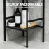 2X Floor Standing Corner Shower Caddy 5 Tier Bathroom Organizer Black
