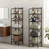 2X Floor Standing Corner Shower Caddy 5 Tier Bathroom Organizer Black