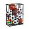 Ball Storage Rack Elastic Rope Ball Rack Wall Mounted & Floor Organizer