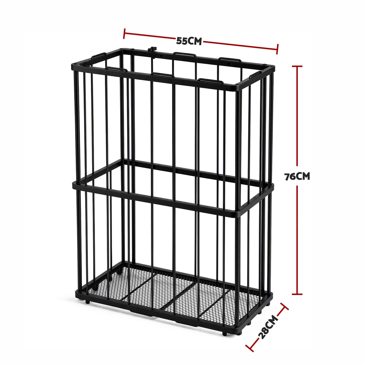 Ball Storage Rack Elastic Rope Ball Rack Wall Mounted & Floor Organizer