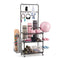 Yoga Mat Ball Storage Cart Multifunction Equipment Organizer Rack 145cm
