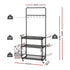 Yoga Mat Ball Storage Cart Multifunction Equipment Organizer Rack 145cm