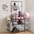 Yoga Mat Ball Storage Cart Multifunction Equipment Organizer Rack 145cm