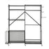 Sports Equipment Organizer Rack Multi Garage Storage for Golf Bag 174cm